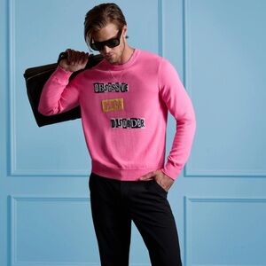 G/Fore G4 Obsessive Golf Disorder Pink Sweater